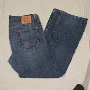 Levi's Men's Dark Blue Straight Jeans